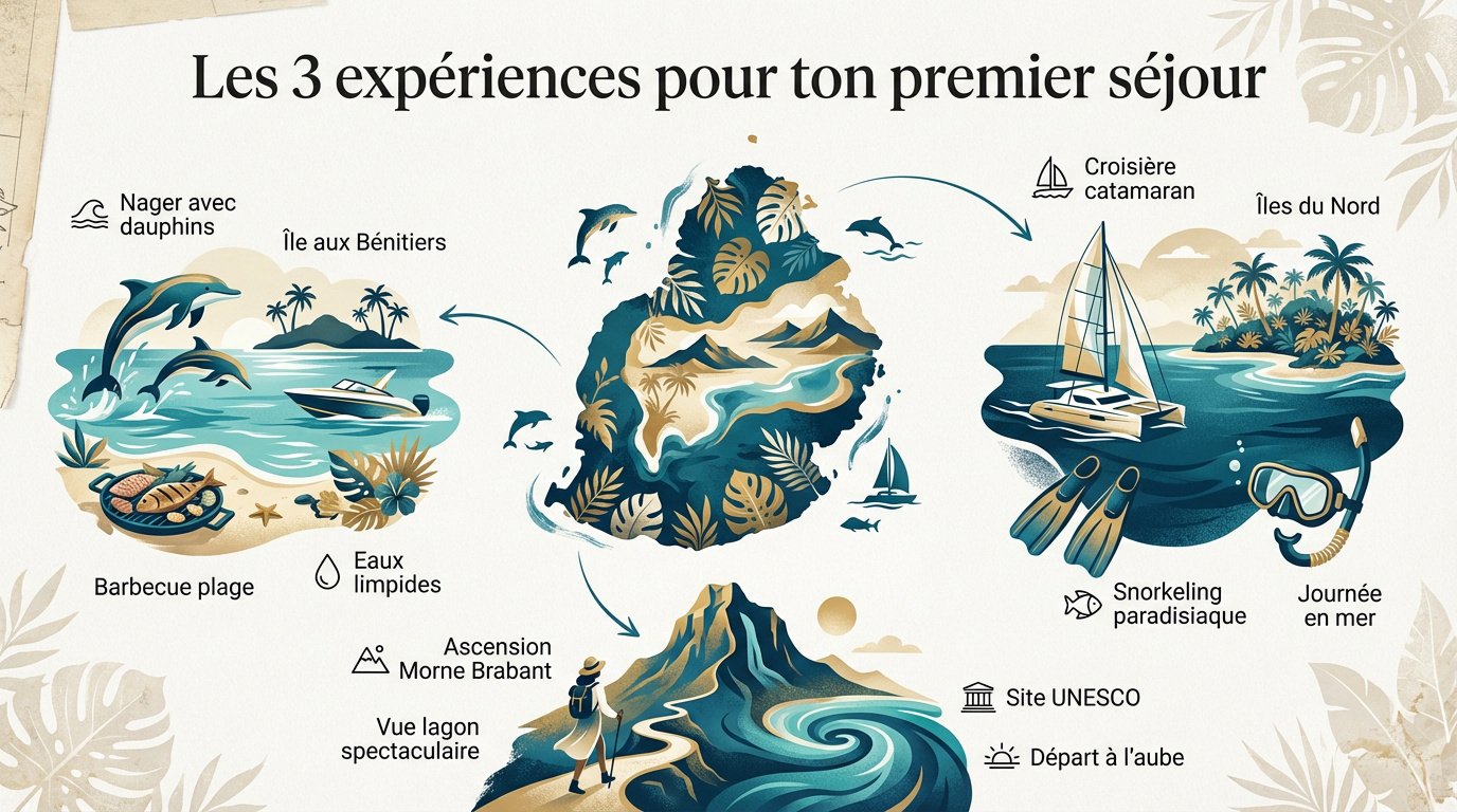 Sorties en mer et randonnée au Morne à l'île Maurice